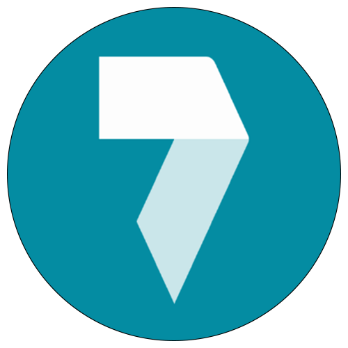 7 Digital Logo Circle